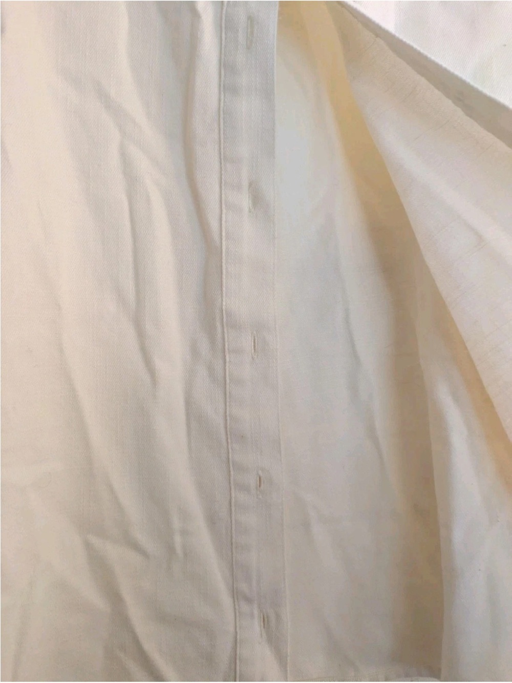 Melissa Nepton Ivory Zoya Puff-Sleeve Button-Up Shirt M - Picture 8 of 15